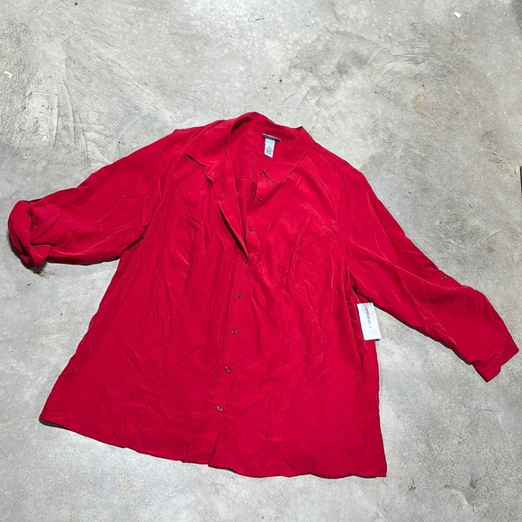 Red button up top / Size 2XL / Catherine’s Brand /‎ NWT/ Z-34 - Picture 1 of 10